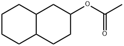 decahydro-2-naphthoacetate Struktur