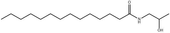 N-(2-hydroxypropyl)myristamide Struktur