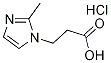 3-(2-METHYL-IMIDAZOL-1-YL)-PROPIONIC ACIDHYDROCHLORIDE Struktur