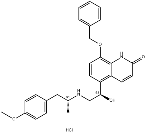 8-O-Benzyl CarMoterol Hydrochloride Struktur