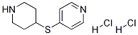 4-(PIPERIDIN-4-YLSULFANYL)PYRIDINE 2HCL Struktur