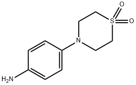 4-(4-AMINOPHENYL)THIOMORPHOLINE 1,1-DIOXIDE Struktur