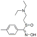 S-(2-(diethylamino)ethyl) alpha-keto-4-methylbenzothiohydroximate Struktur