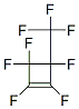 Cyclobutene, 1,2,3,3,4-pentafluoro-4-(trifluoromethyl)- Struktur