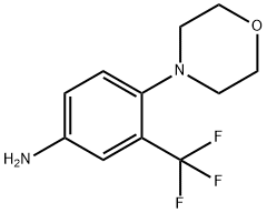 4-Morpholino-3-(trifluoromethyl)benzenamine Struktur