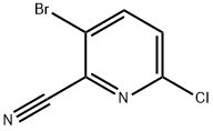 3-Bromo-6-chloropicolinonitrile, 97% Struktur