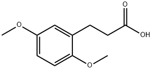 3-(2,5-DIMETHOXYPHENYL)PROPIONIC ACID Struktur