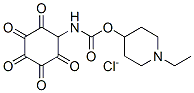 (1-ethyl-3,4,5,6-tetrahydro-2H-pyridin-4-yl) N-(2-pentoxyphenyl)carbam ate chloride Struktur