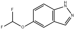 1H-Indazole, 5-(difluoroMethoxy)- Struktur