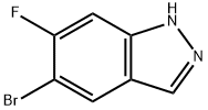 5-BROMO-6-FLUORO-1H-INDAZOLE Structure