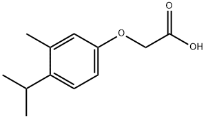 (4-ISOPROPYL-3-METHYL-PHENOXY)-ACETIC ACID Struktur