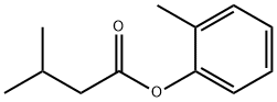 Butanoic acid, 3-Methyl-, 2-Methylphenyl ester Struktur