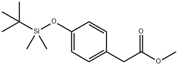 4-tert-ButyldiMethylsilyloxybenzeneacetic Acid Methyl Ester Struktur