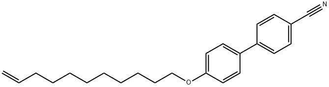 4`-Dec-9-enyloxy-biphenyl-4-carbonitrile Struktur