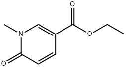 1-Methyl-6-oxo-1,6-dihydropyridine-3-carboxylic acid ethyl ester Struktur