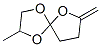 1,4,6-Trioxaspiro[4.4]nonane,  2-methyl-7-methylene- Struktur