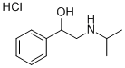 2-ISOPROPYLAMINO-1-PHENYL-ETHANOL HYDROCHLORIDE Struktur