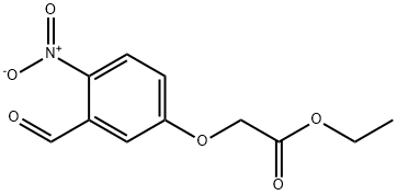 Ethyl (3-formyl-4-nitrophenoxy)acetate Struktur