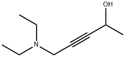 5-(diethylamino)pent-3-yn-2-ol  Struktur