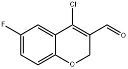 4-氯-6-氟-2H-苯并吡喃-3-甲醛 結(jié)構(gòu)式