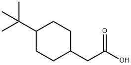 4-tert-Butylcyclohexyl acetic acid Struktur