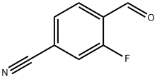 4-CYANO-2-FLUOROBENZALDEHYDE Structure