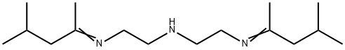 N,N'-bis(1,3-dimethylbutylidene)-2,2'-iminobis(ethylamine) Struktur