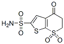 5,6-DIHYDRO-4-OXO-4H-THIENO[2,3-B]THIINE-2-SULFONAMIDE 7,7-DIOXIDE Struktur