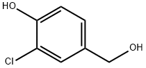 3-Chloro-4-hydroxybenzyl alchol Struktur