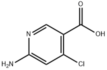 6-AMino-4-chloro-nicotinic acid Struktur