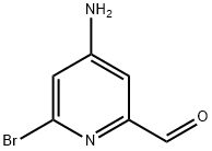 4-Amino-6-bromo-pyridine-2-carbaldehyde Struktur