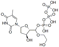 thymidine glycol 5'-triphosphate Struktur