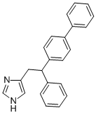 4-(2-(1,1'-Biphenyl)-4-yl-2-phenylethyl)-1H-imidazole Struktur