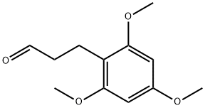 Benzenepropanal, 2,4,6-triMethoxy- Struktur