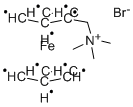 (FERROCENYLMETHYL)TRIMETHYLAMMONIUM BROMIDE Struktur