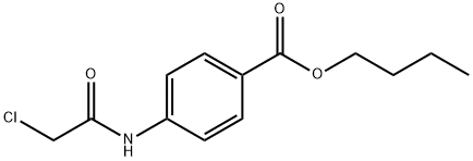 BUTYL 4-[(CHLOROACETYL)AMINO]BENZOATE Struktur