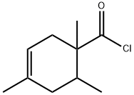 3-Cyclohexene-1-carbonyl chloride, 1,4,6-trimethyl- (9CI) Struktur