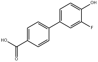 4-(2-Chloro-3-hydroxyphenyl)benzoic acid Struktur