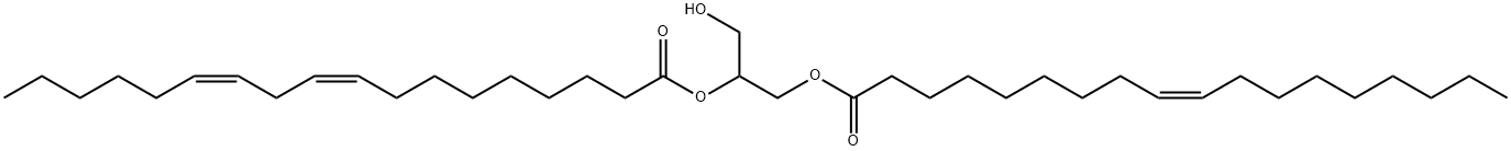 1-OLEOYL-2-LINOLEOYL-RAC-GLYCEROL (CONTAINS 2% 1,3-ISOMER), 106292-55-1, 結(jié)構(gòu)式