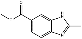 1H-Benzimidazole-5-carboxylicacid,2-methyl-,methylester(9CI) Struktur