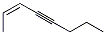 2-Octen-4-yne, (Z)- Struktur