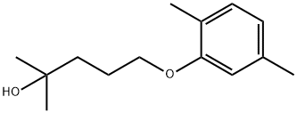 5-(2,5-Dimethylphenoxy)-2-methyl-pentanol-2 Struktur