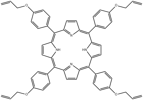 5 10 15 20-TETRAKIS(4-(ALLYLOXY)PHENYL)& Struktur