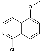 1-CHLORO-5-METHOXYISOQUINOLINE Struktur