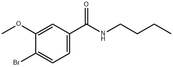 4-Bromo-N-butyl-3-methoxybenzamide Struktur