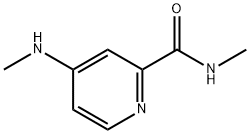 N-Methyl-4-(methylamino)picolinamide Struktur