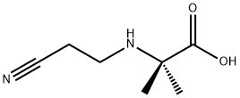 Alanine, N-(2-cyanoethyl)-2-methyl- (9CI) Struktur