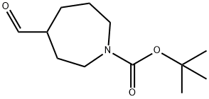 tert-butyl 4-formylazepane-1-carboxylate Struktur