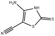 5-Thiazolecarbonitrile,  4-amino-2,3-dihydro-2-thioxo- Struktur