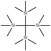 methanetetrayltetrakis[trimethylsilane] Struktur